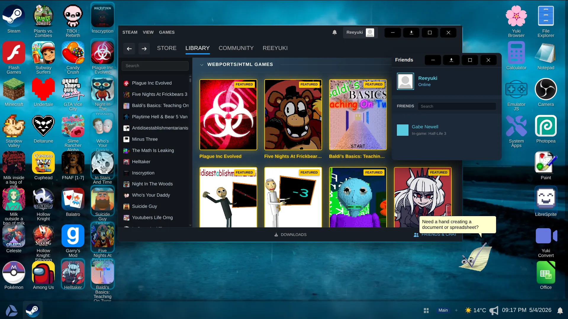 YukiOS Desktop